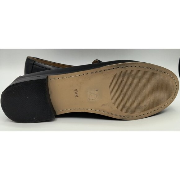 Talbots Womens Black Leather Laura Tassel Loafers Size 9.5M Flats Loafers Work - Picture 6 of 8